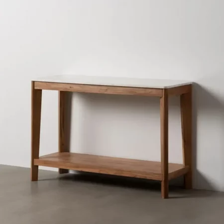 Consola Natural Acacia Salón 116x41x76 Cm Mod. Maori - IXIA (5)