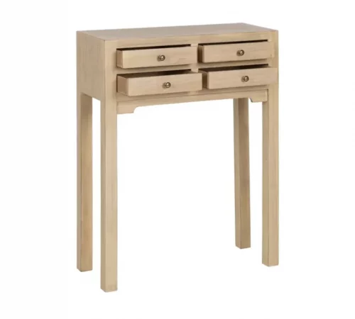 Consola Natural Madera DM 63x26x85 Cm - IXIA (3)