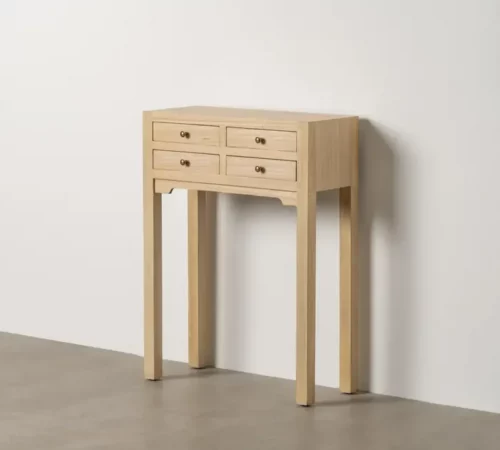 Consola Natural Madera DM 63x26x85 Cm - IXIA (6)