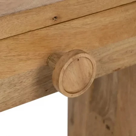 Consola Natural Madera Mango Salón 75x40x76 Cm - IXIA (5)