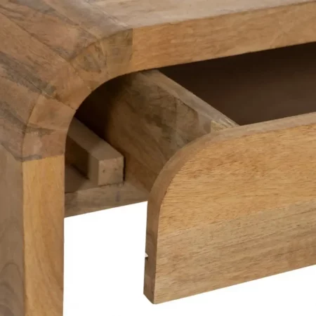 Consola Natural Madera Mango Salón 75x40x76 Cm - IXIA (8)