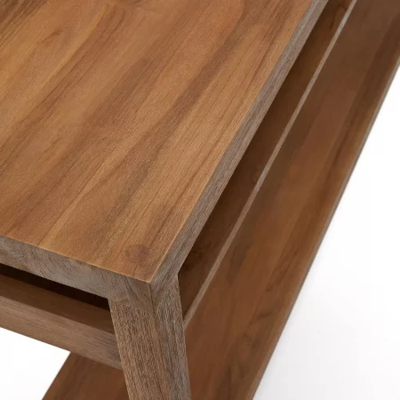 Consola Sashi de madera maciza de teca 140 x 80 cm-3
