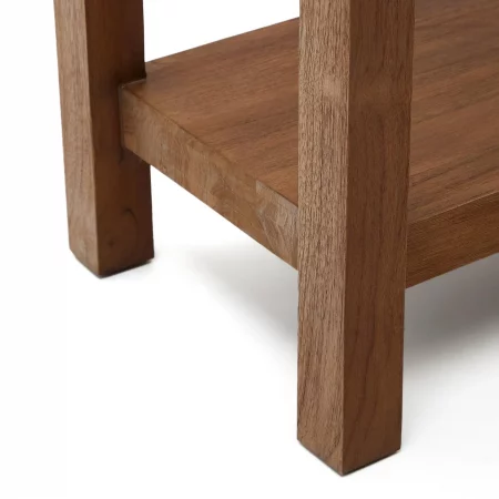 Consola Sashi de madera maciza de teca 140 x 80 cm-5