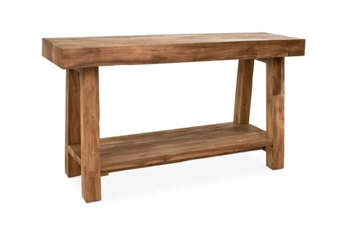 Consola Taylor Madera Teca Reciclada140x45x75 Cm - Moycor (6)