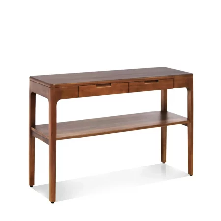 Consola de Madera Caoba con 2 Cajones 120x35x80 Cm - Moycor (6)