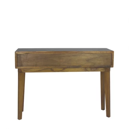 Consola en Madera de Mindi con 3 Cajones y 1 Hueco Colección Artic 110x30x80 Cm - Moycor (4)