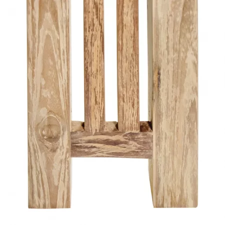 Consola en Madera de Teka 100x30x80 Cm - Moycor (4)