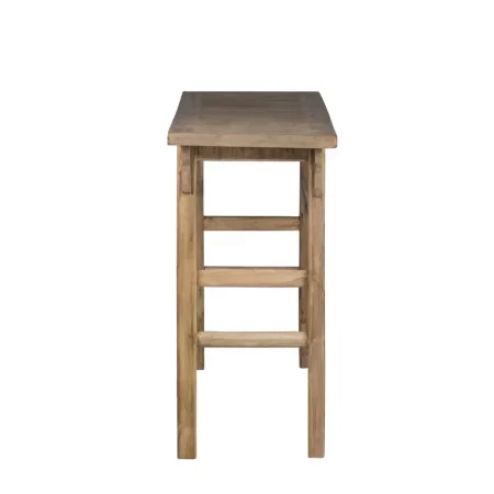 Consola en Madera de Teka Natural 120x40x80 Cm - Moycor (2)