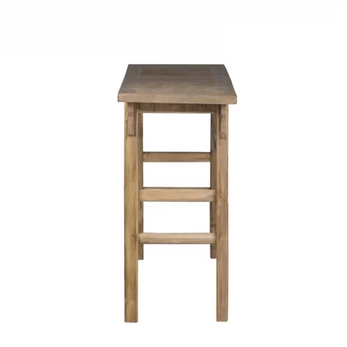 Consola en Madera de Teka Natural 120x40x80 Cm - Moycor (2)