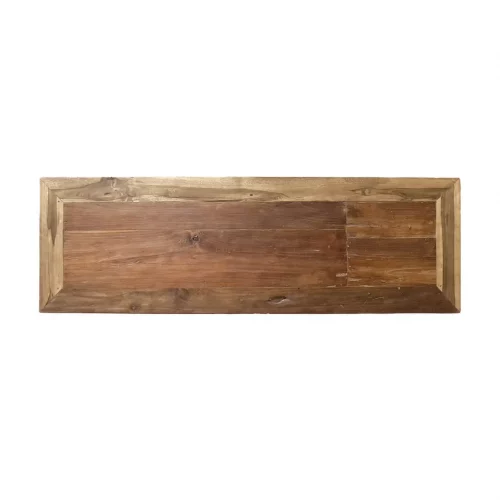Consola en Madera de Teka Natural 120x40x80 Cm - Moycor (3)