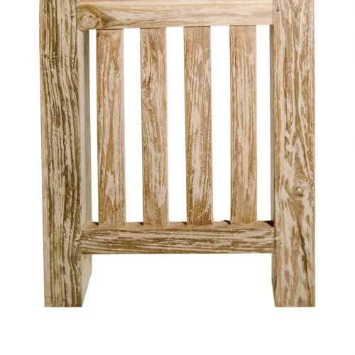 Consola en Madera de Teka Tallada con 2 Cajones - Moycor (4)