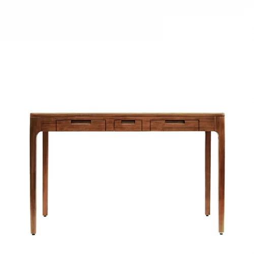 Escritorio 3 Cajones Madera De Caoba Colección Oporto 120x60x76 Cm - Moycor (4)
