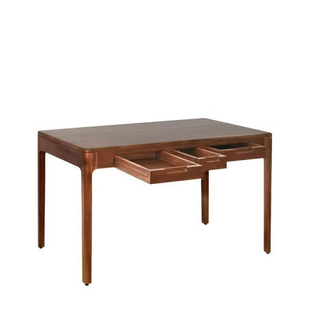 Escritorio 3 Cajones Madera De Caoba Colección Oporto 120x60x76 Cm - Moycor (6)