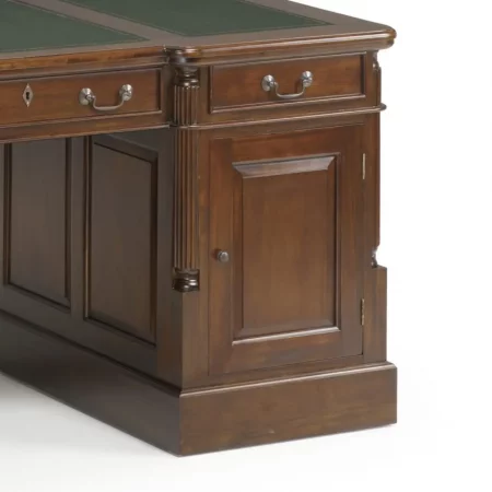 Escritorio 6 Cajones + 1 Puerta Mod. Panter Madera Caoba Colección Vintage 160x80x80 Cm - Moycor (3)