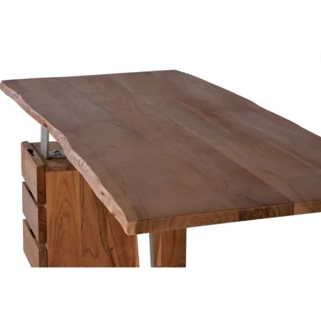 Escritorio Madera Acacia y Metal 3 Cajones Colección Contemporary 147x63x80 Cm - Giner y Colomer (6)