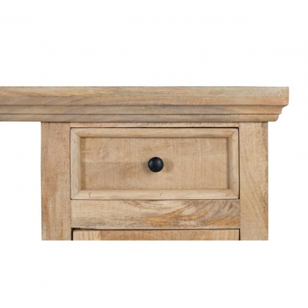 Escritorio Madera Mango Natural 2 Puertas + 2 Cajones - Giner y Colomer - 6