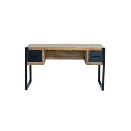 Escritorio Madera Mango y Base Metal 4 Cajones Metal 135x70x76 - Giner y Colomer-5