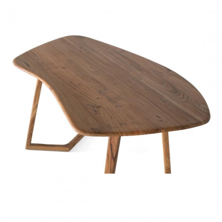 Escritorio Madera de Acacia Natural Forma Irregular - Giner y Colomer - 4