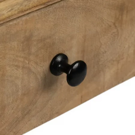 Escritorio Marrón Negro Madera Mango 120x50x77 Cm - IXIA (1)