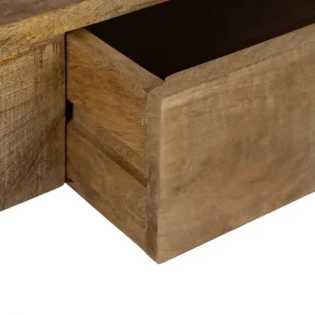 Escritorio Marrón Negro Madera Mango 120x50x77 Cm - IXIA (4)