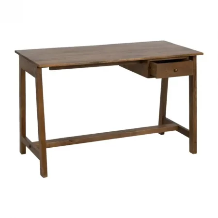 Escritorio Marrón Negro Madera Mango 120x60x78 Cm - IXIA (6)