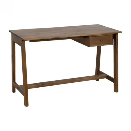 Escritorio Marrón Negro Madera Mango 120x60x78 Cm - IXIA (7)