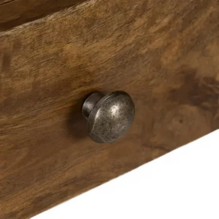 Escritorio Marrón Negro Madera Mango 122x62x90 Cm - IXIA (1)