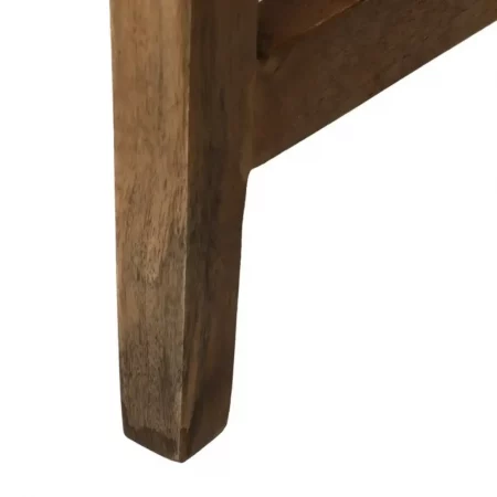 Escritorio Marrón Negro Madera Mango 122x62x90 Cm - IXIA (9)