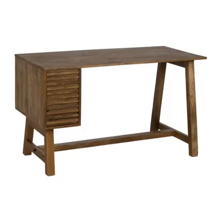 Escritorio Marrón Negro Madera Mango 125x60x75 Cm - IXIA (2)