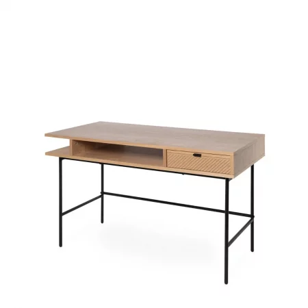 Escritorio Mod. Alabama 120x60x76 Cm RobleNegro - Somcasa (2)