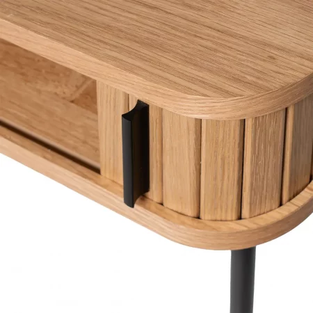 Escritorio Mod. Cornell 120x60x76 Cm RobleNegro - Somcasa (1)