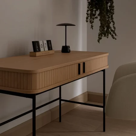 Escritorio Mod. Cornell 120x60x76 Cm RobleNegro - Somcasa (2)
