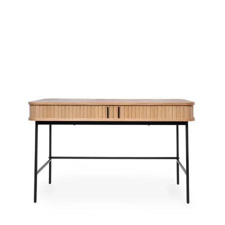 Escritorio Mod. Cornell 120x60x76 Cm RobleNegro - Somcasa (6)