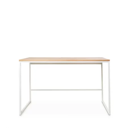 Escritorio Mod. Hudson 120x60x75 Cm Fija RobleBlanco- Somcasa (2)