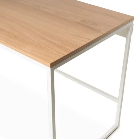 Escritorio Mod. Hudson 120x60x75 Cm Fija RobleBlanco- Somcasa (5)