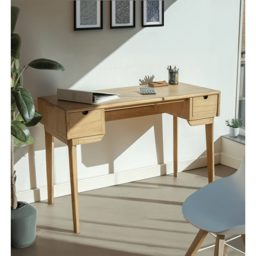 Escritorio Scandi 2 Cajones 120x55x76 Cm - Moycor (4)
