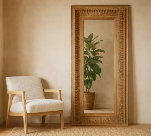 Espejo Almeria Madera Mango 90x6x180 Cm - Moycor (2)