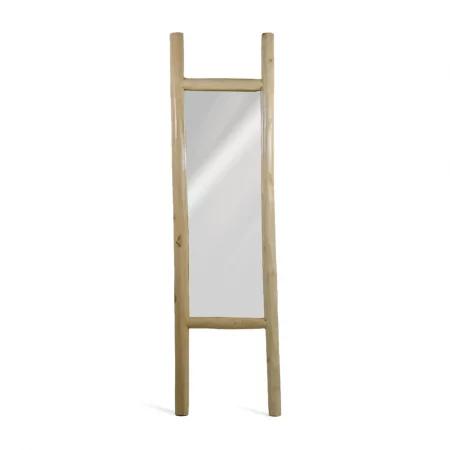 Espejo Escalera en Madera de Teka 47x6x170 Cm - Moycor (1)