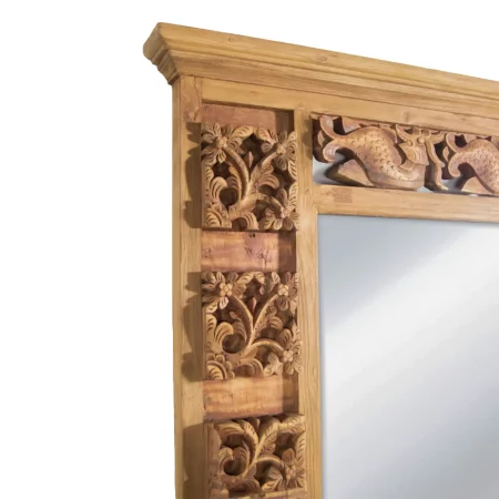 Espejo en Madera de Teka Reciclada Grande 150x9x162 Cm - Moycor (4)