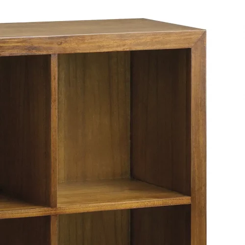 Estante 4 Huecos Madera Mindi Modelo Star Combi 90x35x90 Cm - Moycor (2)