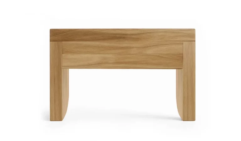 Estante Borneo Madera de Teca Natural 40x32x20 Cm - Moycor (1)