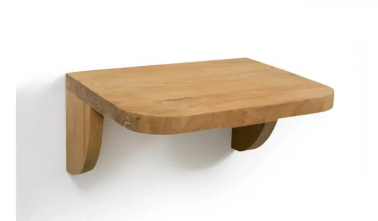 Estante Borneo Madera de Teca Natural 40x32x20 Cm - Moycor (3)