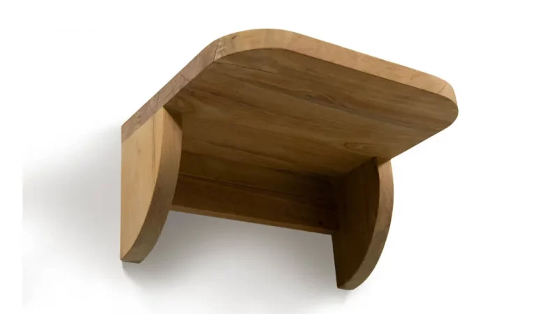 Estante Borneo Madera de Teca Natural 40x32x20 Cm - Moycor (5)