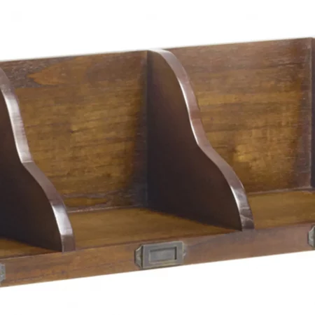 Estante STAR para CD'S de Madera Mindi con Detalles en Bronce - Moycor (3)