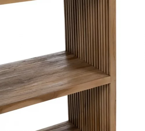 Estantería Madera de Teca Salón 54x35x116 Cm - IXIA (2)