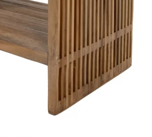 Estantería Madera de Teca Salón 54x35x116 Cm - IXIA (5)