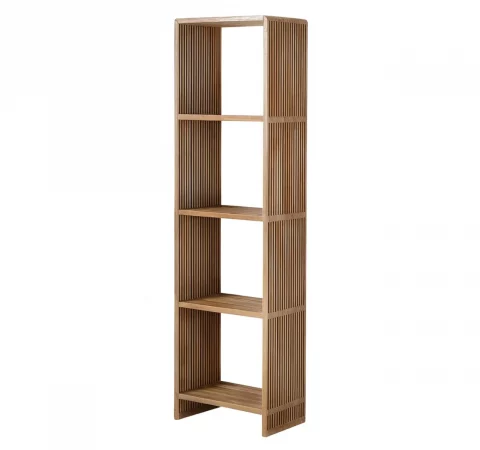 Estantería Madera de Teca Salón 54x35x190 Cm - IXIA (4)
