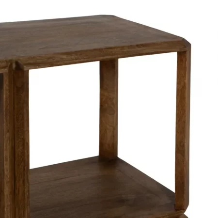 Estantería Marrón Madera Mango Salón 160x42x85 Cm - IXIA (7)