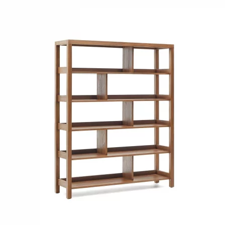 Estantería Sashi de madera maciza de teca 150 x 185 cm-2