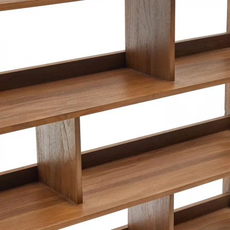 Estantería Sashi de madera maciza de teca 150 x 185 cm-3
